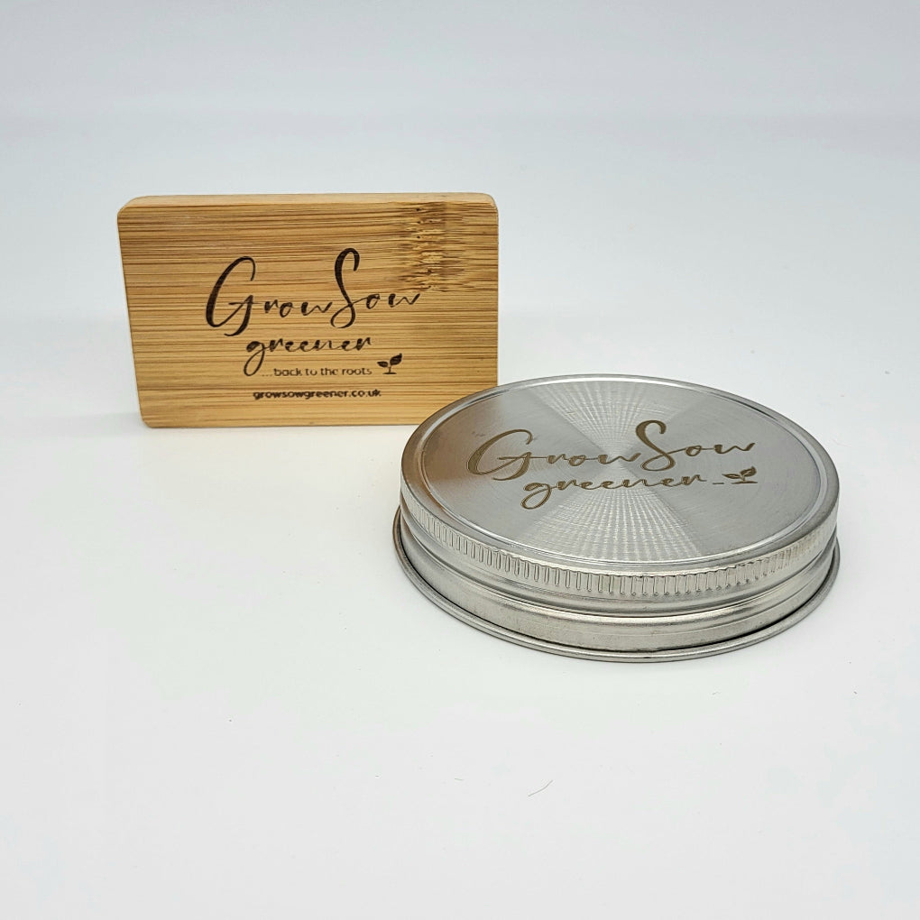 stainless steel canning lid for wide mouth jars